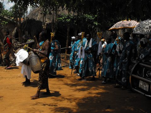 Procession to Atsyiame Festival Grounds