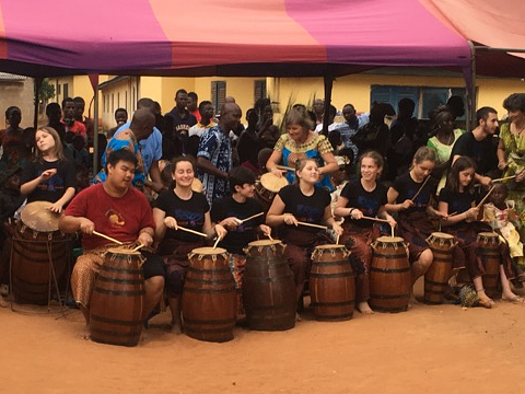 Baobab Youth Performers Perform Kinka