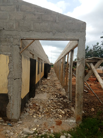 Walls raised and reinforced