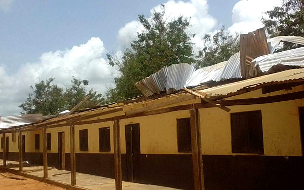 Wind Storm Rips Roof Off Dagbamete School